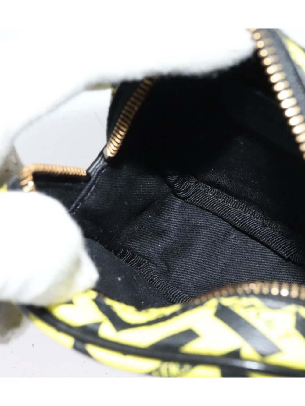 VERSACE Pouch PVC Yellow Gold - Picture 16 of 16